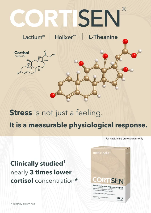 Cover of the Cortisen professional brochure