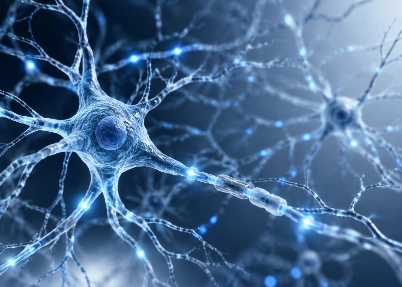 Detailed visualization of connected neural pathways