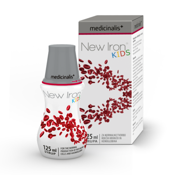 New Iron Kids product pack and bottle